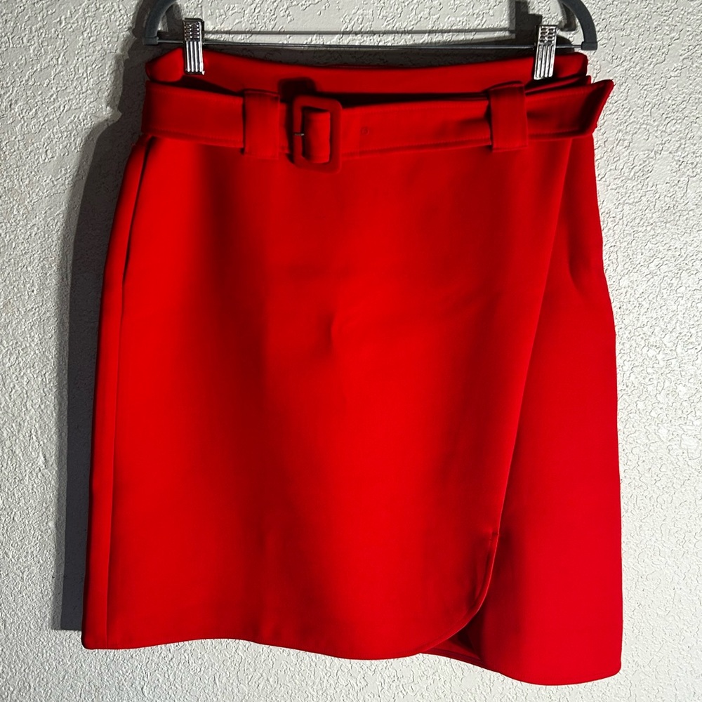 Red Halogen Midi skirt